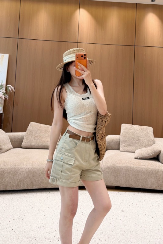 미우미우 26 신상 카고 팬츠