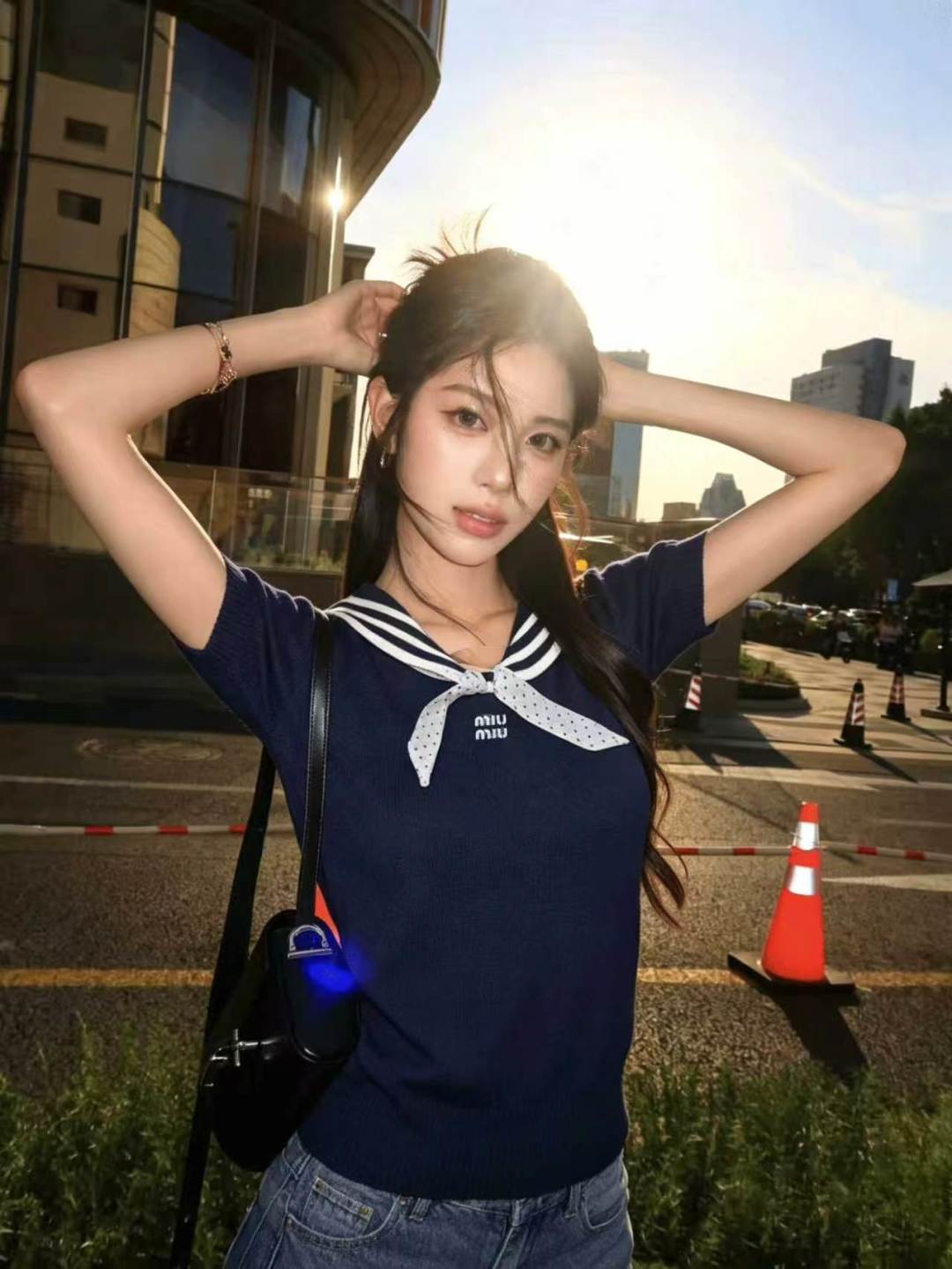 미우미우 봄여름 신상 니트 반팔
