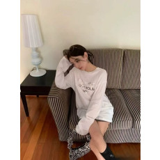 아미 26s 로고 긴팔 티