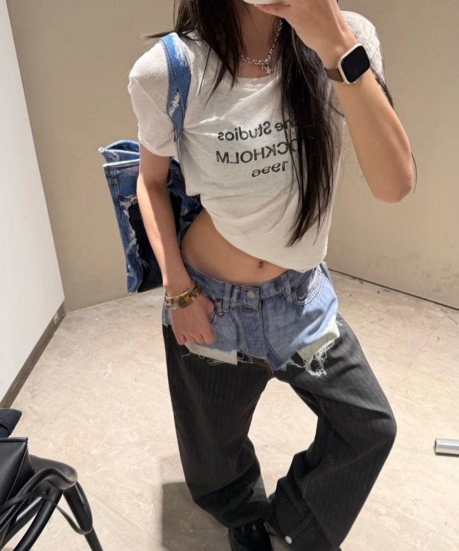 아미 26 봄 신상 데님 팬츠