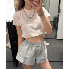 마르지엘라 26 이른 봄 신상 밴딩 데님 숏 팬츠