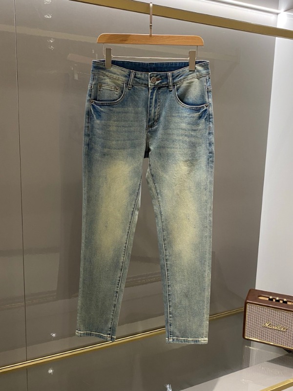디올 블루 데님 팬츠