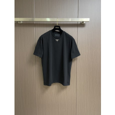 프라다 삼각 로고 반팔 티셔츠