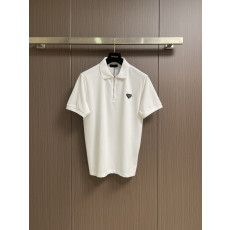 프라다 하프집업 반팔 폴로셔츠