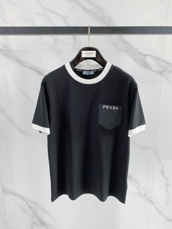프라다 신상 남성 캐주얼 반팔 티셔츠