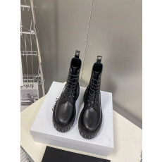 셀린느 레이스업 앵클 부츠