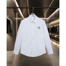 로에베 자수 로고 긴팔 셔츠