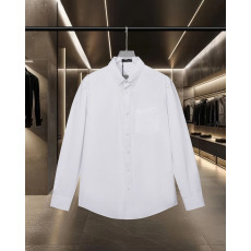 발렌시아가 클래식 블러 로고 긴팔 셔츠