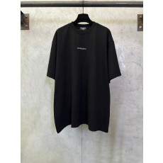 발렌시아가 레터링 반팔 티셔츠