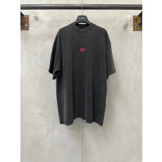 발렌시아가 26SS 자수 반팔 티셔츠