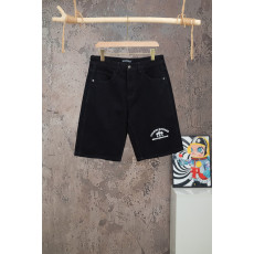 크롬하츠 로고 자수 데님 반바지