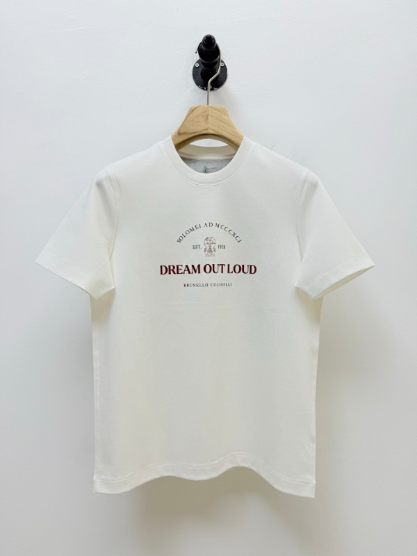 브루넬로쿠치넬리 라운드넥 반팔 티셔츠