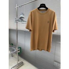 브루넬로쿠치넬리 라운드넥 반팔 티셔츠