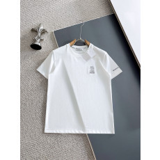 브루넬로쿠치넬리 신상 라운드넥 반팔 티셔츠