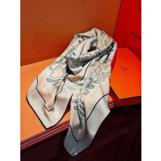 에르메스 Guepards Bandana double face scarf 스카프