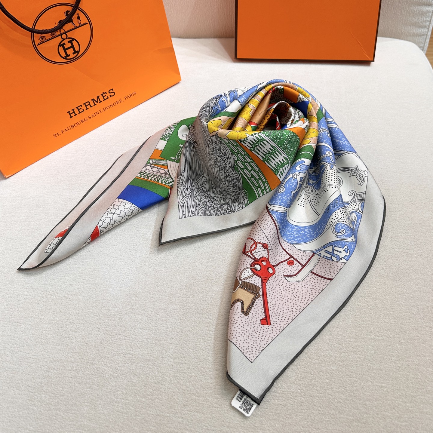 에르메스 Rendez-Vous Chez Hermes scarf 스카프