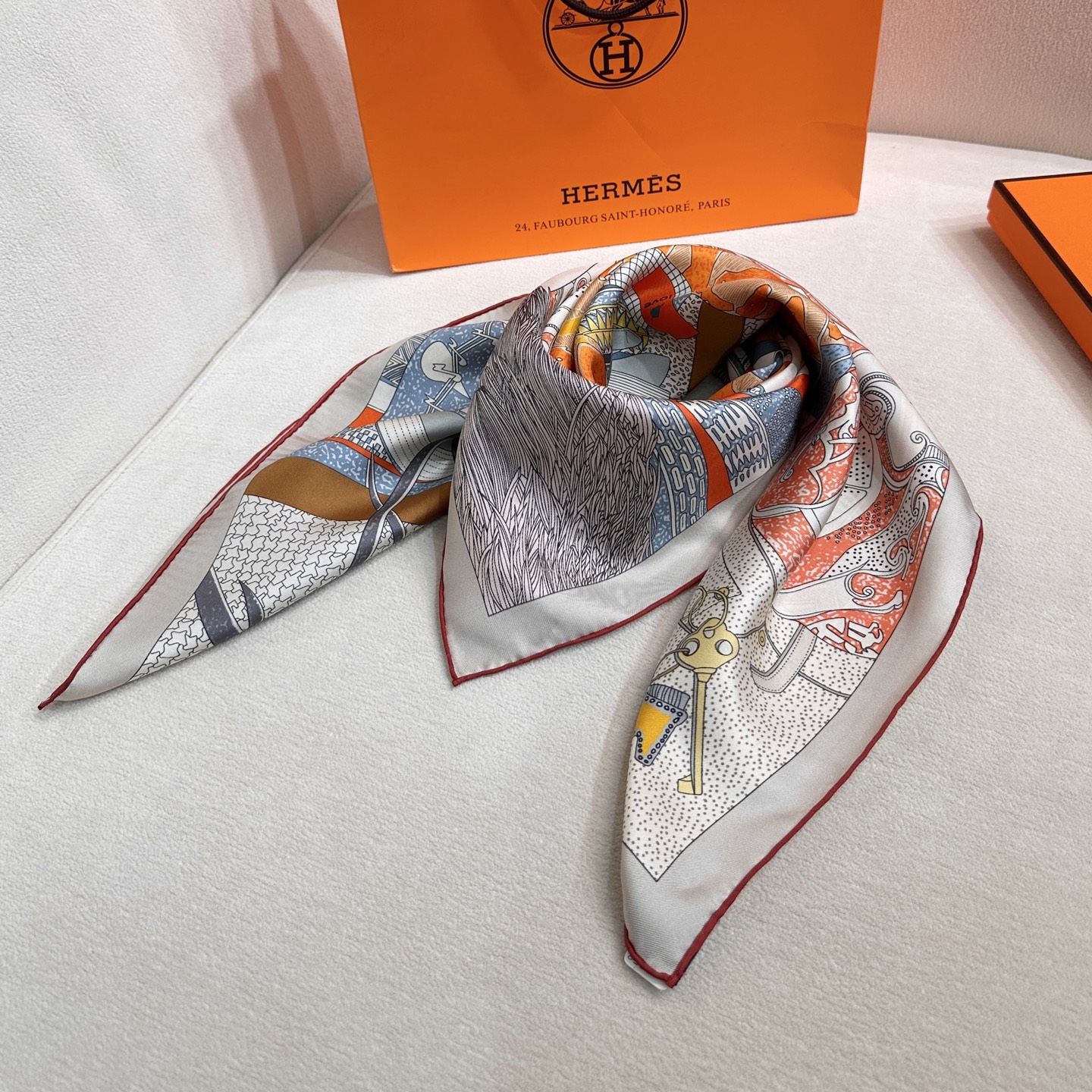 에르메스 Rendez-Vous Chez Hermes scarf 스카프