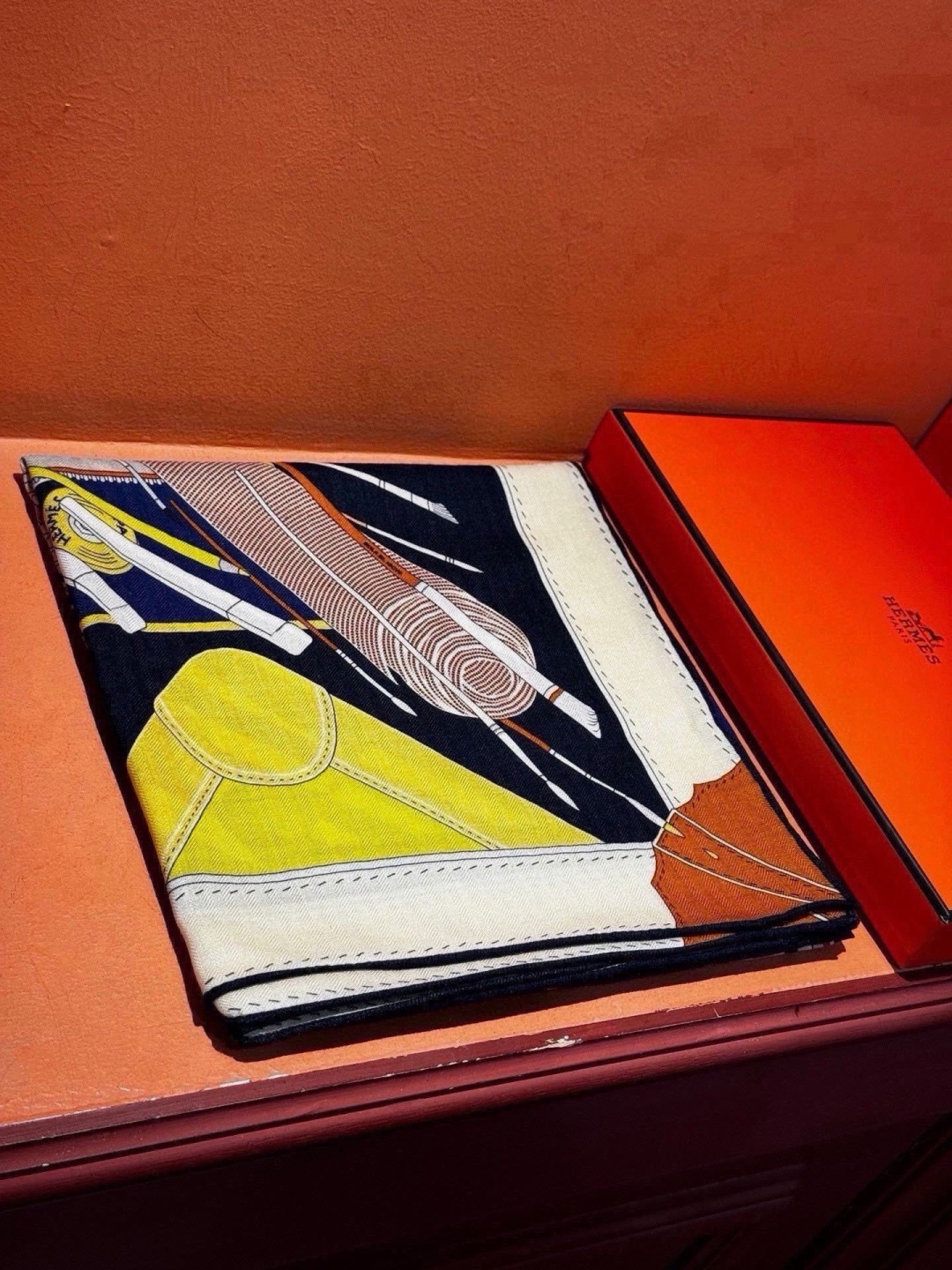 에르메스 Bagage a Main scarf 스카프