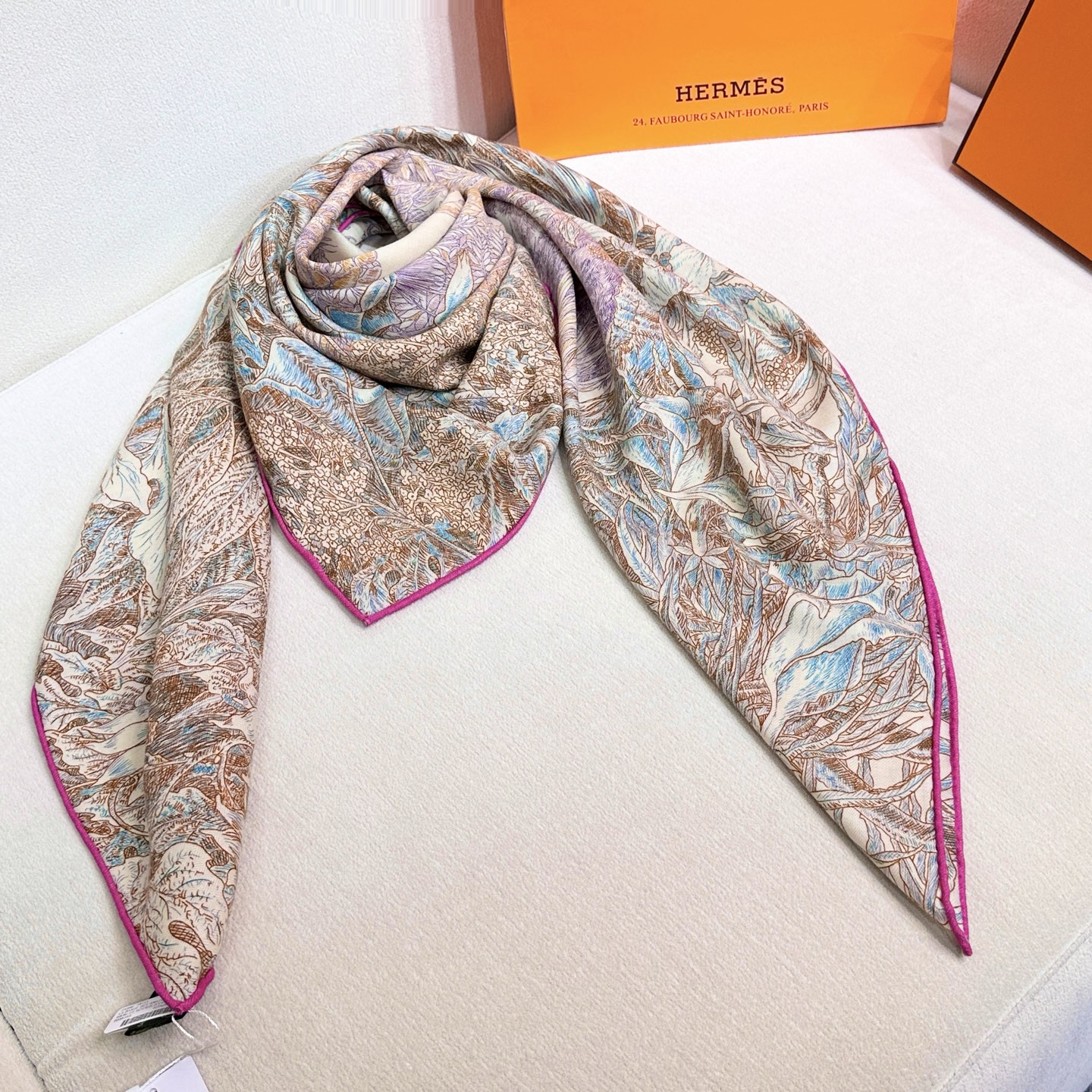 에르메스 All'Orto Botanico di Palermo shawl 스카프
