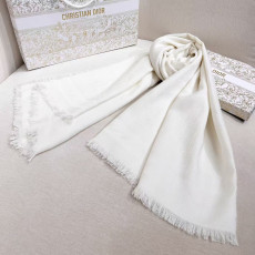 디올 레터링 스퀘어 스카프