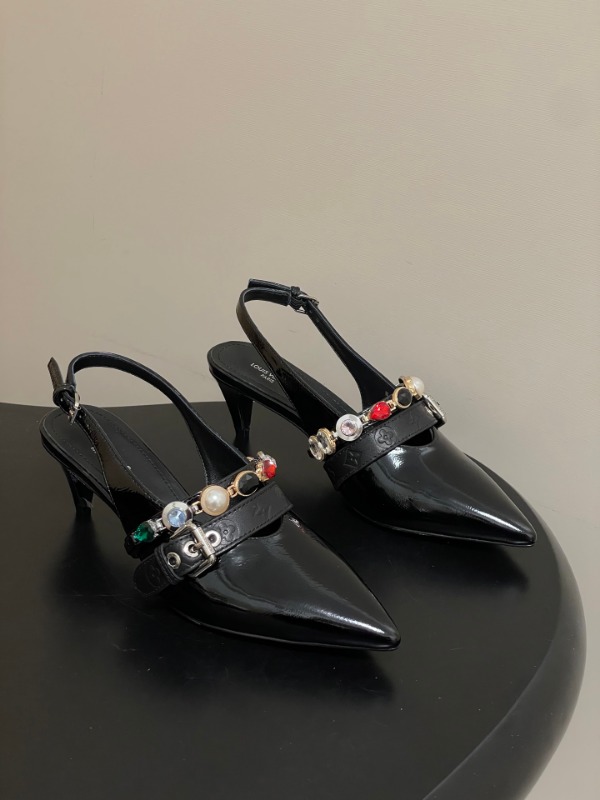 루이비통 Vibe 슬링백 펌프스 5.5cm