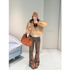 미우미우 26 탈부착 후드 크롭 패딩
