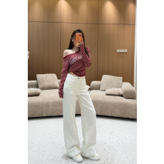 크롬하츠 2025FW 신상 화이트 데님 팬츠