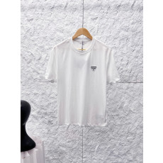 프라다 삼각 로고 반팔 티셔츠