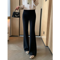 프라다 2026FW 세미 부츠컷 팬츠