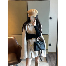 샤넬 26 울 알파카 케이프