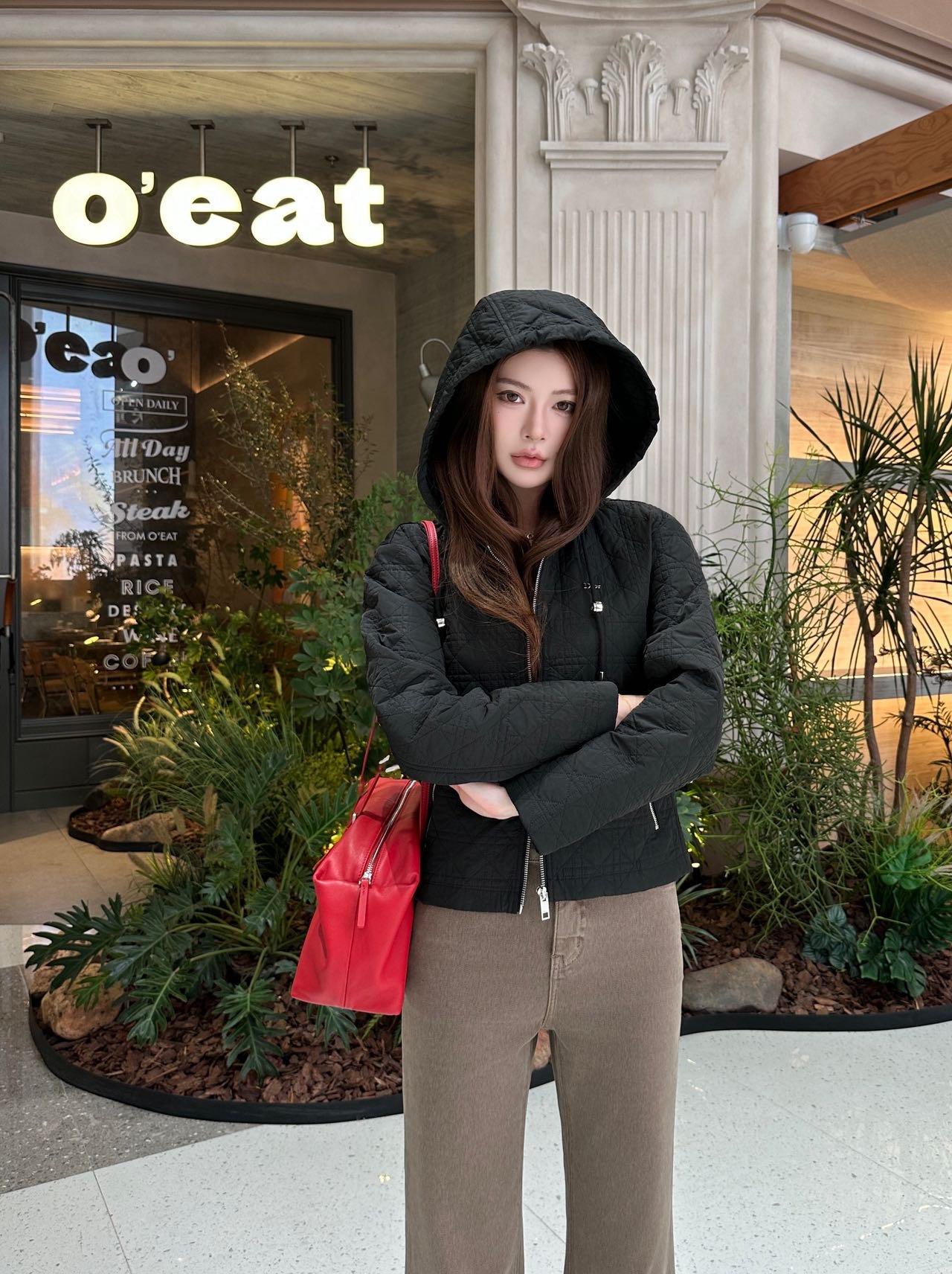 디올 2026FW 신상 퀼팅 후드 자켓