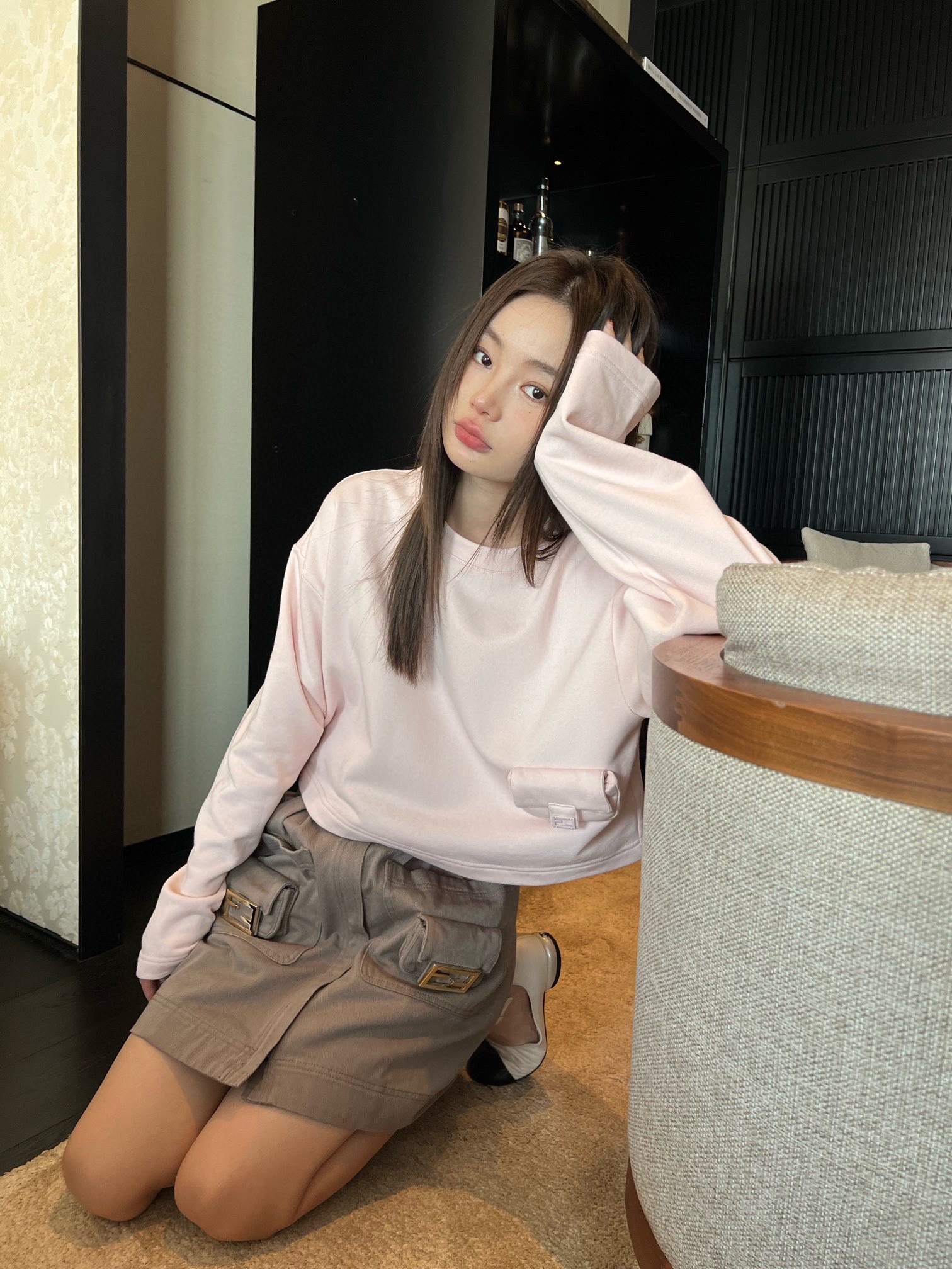 펜디 신상 더블F 메탈 긴팔